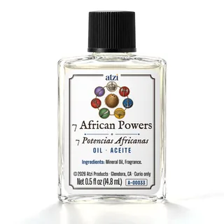 7 African Powers spiritual oil, ½ fl oz bottle