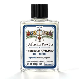 7 African Powers spiritual oil, ½ fl oz bottle
