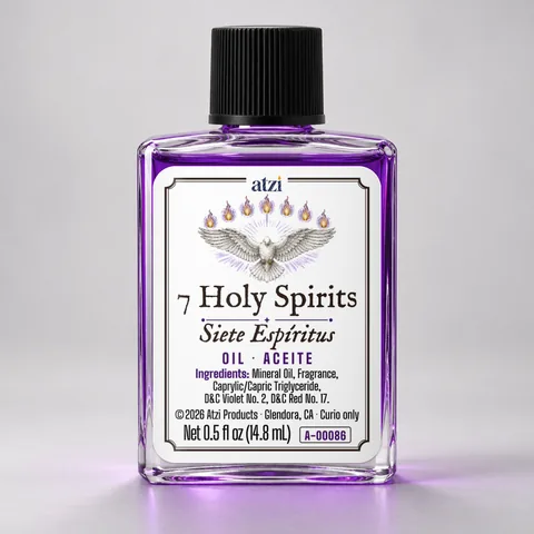7 Holy Spirits spiritual oil, ½ fl oz bottle