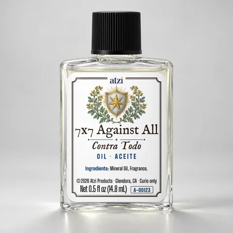 7x7 Against All spiritual oil, ½ fl oz bottle