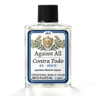Against All spiritual oil, ½ fl oz bottle