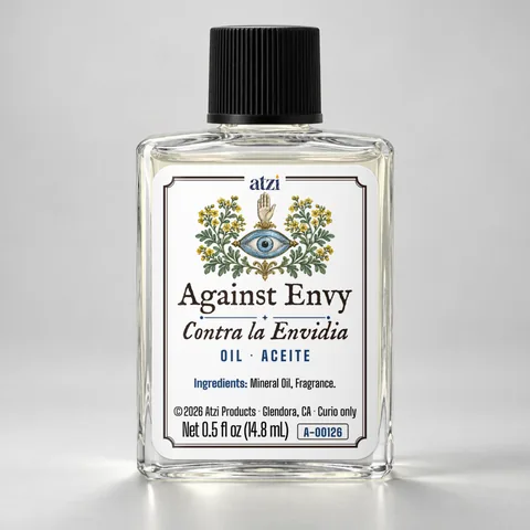 Aceite espiritual Contra la Envidia, frasco de ½ onza líquida