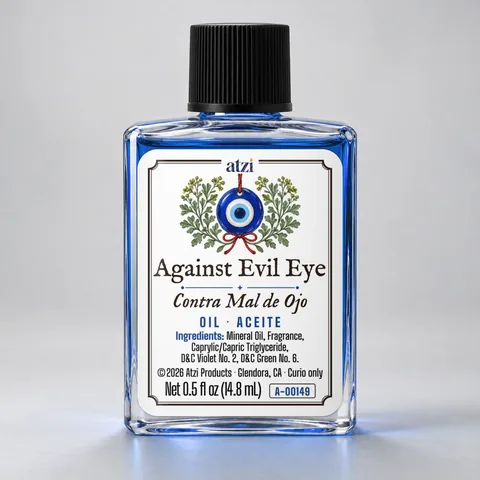 Against Evil Eye spiritual oil, ½ fl oz bottle