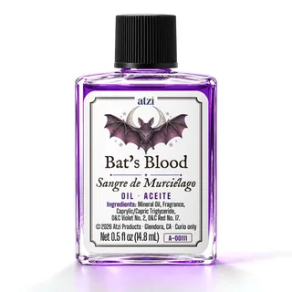 Aceite espiritual Sangre de Murciélago, frasco de ½ onza líquida