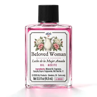 Aceite espiritual Leche de la Mujer Amada, frasco de ½ onza líquida