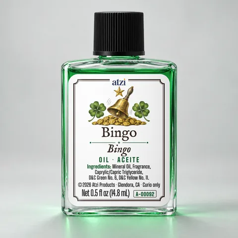 Aceite espiritual Bingo, frasco de ½ onza líquida