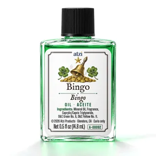 Aceite espiritual Bingo, frasco de ½ onza líquida