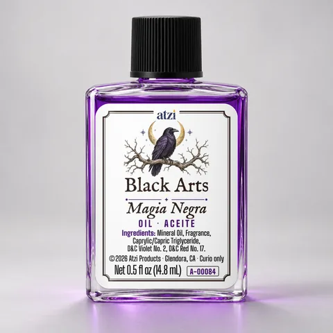 Black Arts spiritual oil, ½ fl oz bottle