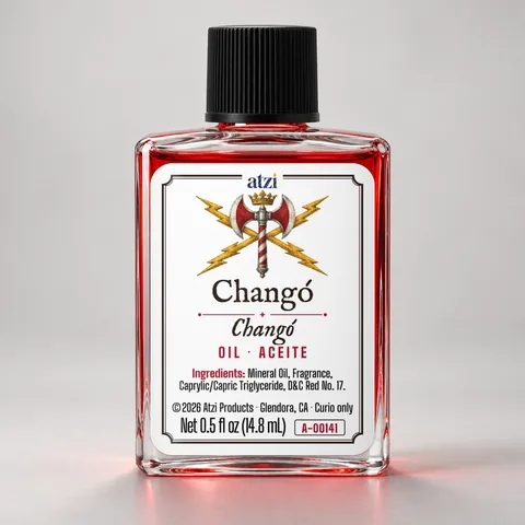 Changó spiritual oil, ½ fl oz bottle