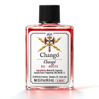Changó spiritual oil, ½ fl oz bottle