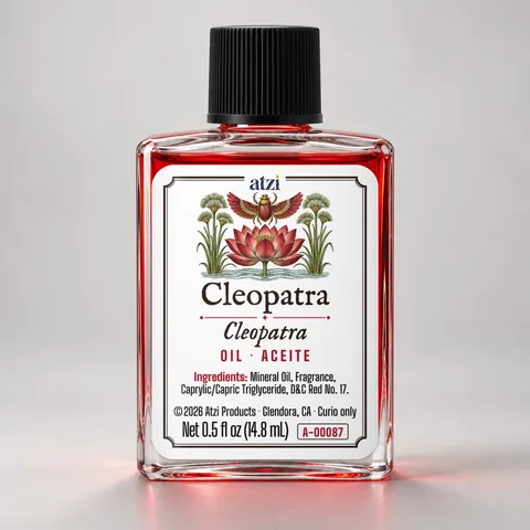 Aceite espiritual Cleopatra, frasco de ½ onza líquida