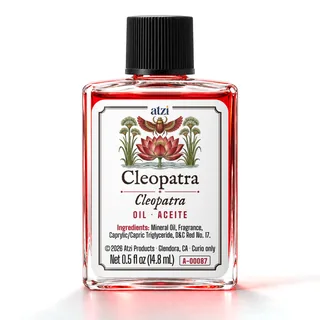 Aceite espiritual Cleopatra, frasco de ½ onza líquida