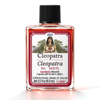 Aceite espiritual Cleopatra, frasco de ½ onza líquida