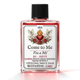 Come to Me spiritual oil, ½ fl oz bottle