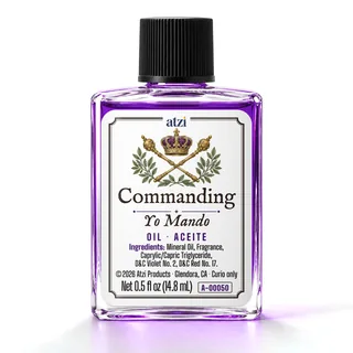 Commanding spiritual oil, ½ fl oz bottle