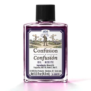 Aceite espiritual Confusión, frasco de ½ onza líquida
