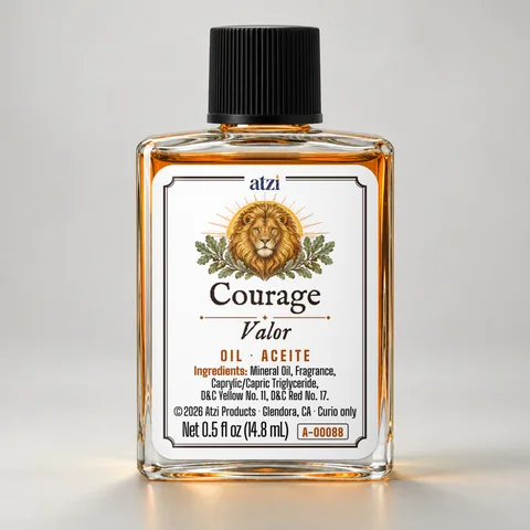 Aceite espiritual Valor, frasco de ½ onza líquida