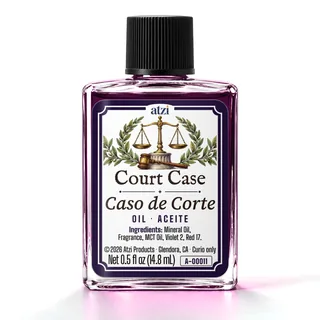 Court Case spiritual oil, ½ fl oz bottle