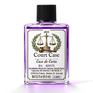 Court Case spiritual oil, ½ fl oz bottle