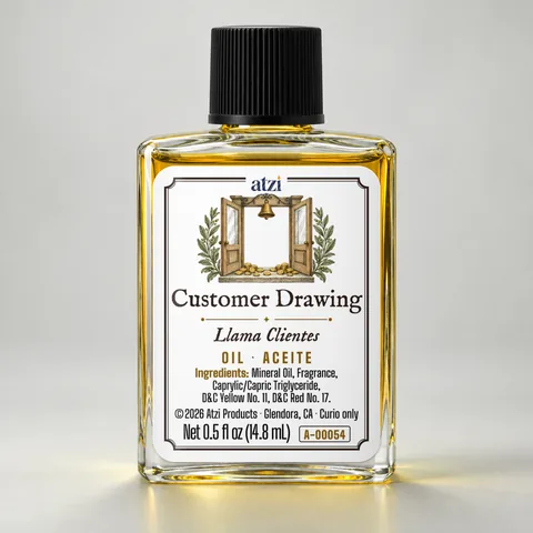 Customer Drawing spiritual oil, ½ fl oz bottle
