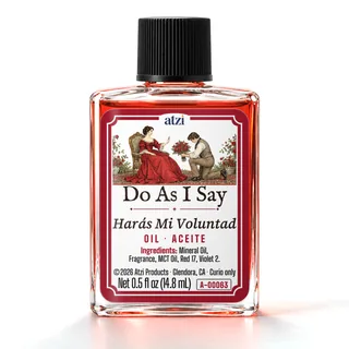Do As I Say spiritual oil, ½ fl oz bottle
