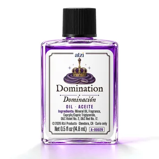 Domination spiritual oil, ½ fl oz bottle