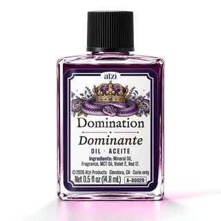 Domination spiritual oil, ½ fl oz bottle
