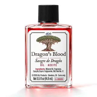 Aceite espiritual Sangre de Dragón, frasco de ½ onza líquida