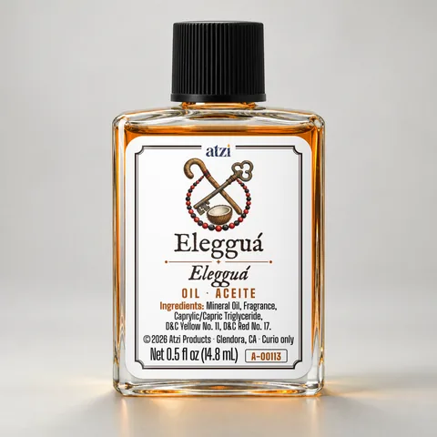 Elegguá spiritual oil, ½ fl oz bottle