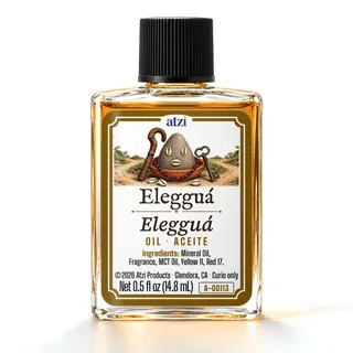 Elegguá spiritual oil, ½ fl oz bottle