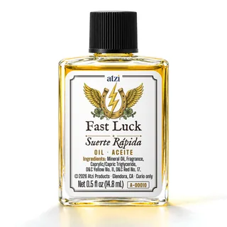 Fast Luck spiritual oil, ½ fl oz bottle