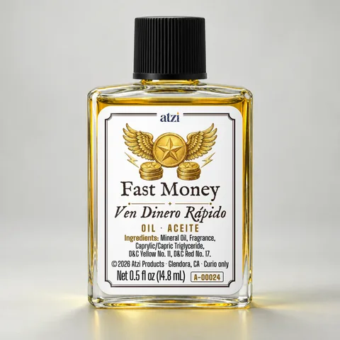 Fast Money spiritual oil, ½ fl oz bottle
