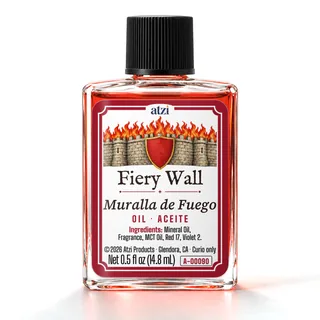 Fiery Wall spiritual oil, ½ fl oz bottle