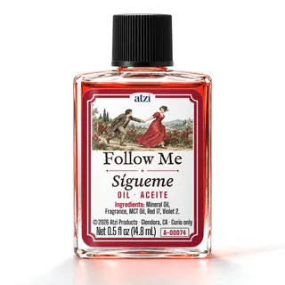 Aceite espiritual Sígueme, frasco de ½ onza líquida