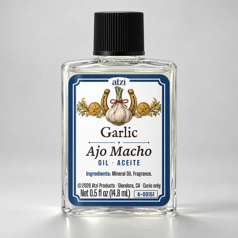 Garlic spiritual oil, ½ fl oz bottle