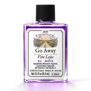 Aceite espiritual Vete Lejos, frasco de ½ onza líquida