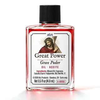 Aceite espiritual Gran Poder, frasco de ½ onza líquida