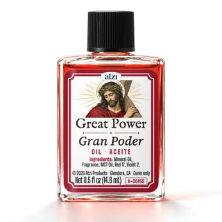Great Power spiritual oil, ½ fl oz bottle