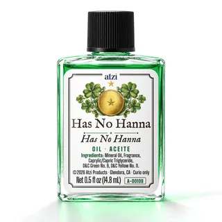 Has No Hanna spiritual oil, ½ fl oz bottle