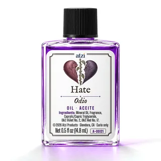 Hate spiritual oil, ½ fl oz bottle