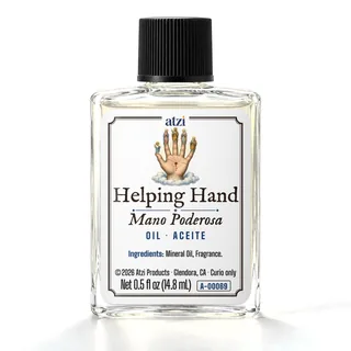 Aceite espiritual Mano Poderosa, frasco de ½ onza líquida