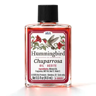 Aceite espiritual Chuparrosa, frasco de ½ onza líquida