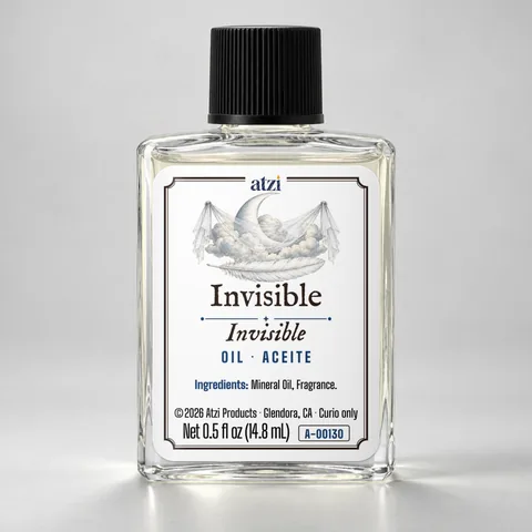 Aceite espiritual Invisible, frasco de ½ onza líquida