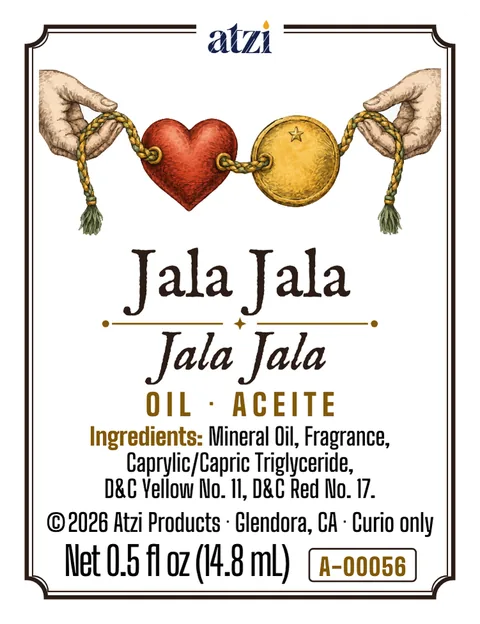 Front label of Jala Jala spiritual oil