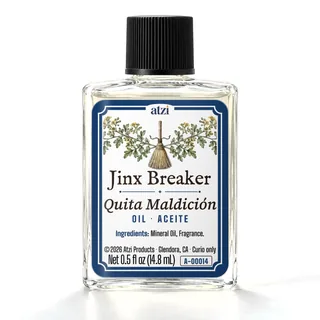 Jinx Breaker spiritual oil, ½ fl oz bottle
