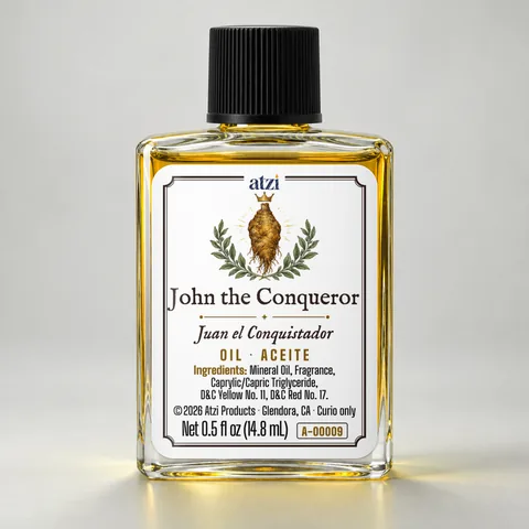 John the Conqueror spiritual oil, ½ fl oz bottle