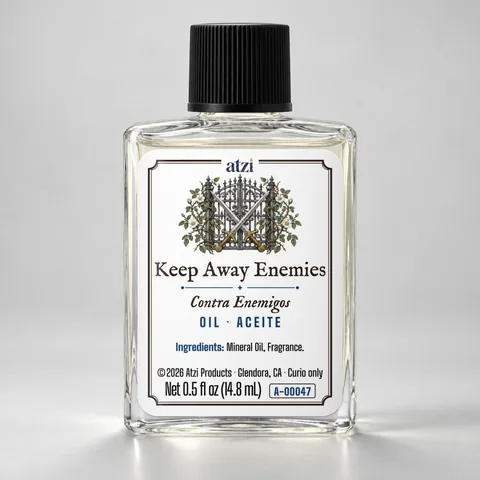 Keep Away Enemies spiritual oil, ½ fl oz bottle