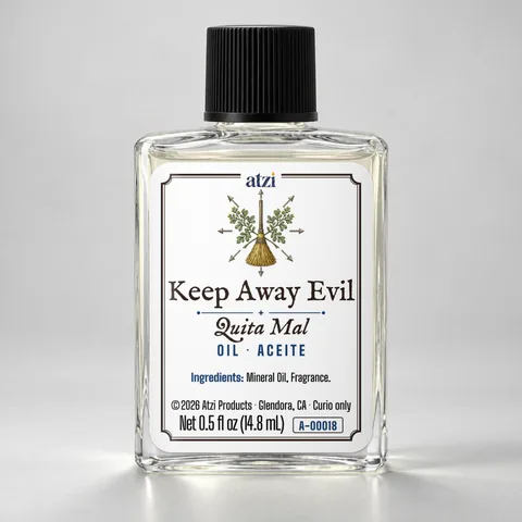 Keep Away Evil spiritual oil, ½ fl oz bottle