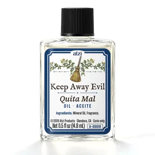 Aceite espiritual Quita Mal, frasco de ½ onza líquida