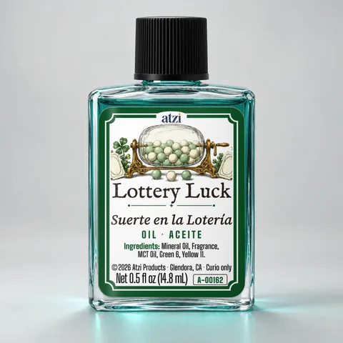 Lottery Luck spiritual oil, ½ fl oz bottle